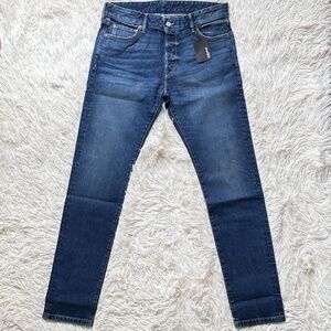 Buck Mason NWT Mens Maverick Slim Jean Medium Wash Size 34